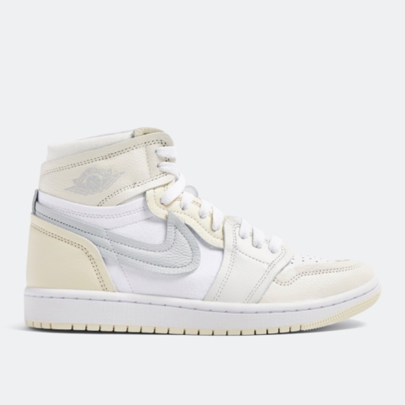 Nike Air Jordan Shoes - Nike Women's Air Jordan 1 MM High White Pure Platinum Sail FB9891-100 Size 8.5